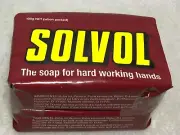 2 x 100g Solvol Bar Soaps - Heavy Duty - RARE discontinued - unopened in wrapper