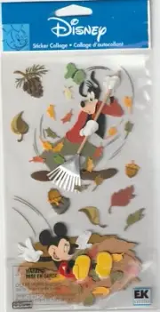Disney Licensed MICKEY & GOOFY IN THE LEAVES 61138 Fast FREE Ship LAST ONE! MINT