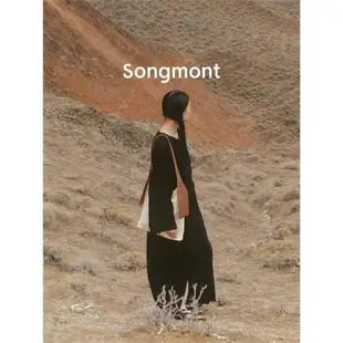 Songmont帆布掛耳托特系列度假風大容量設計師新款手提單肩包