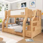 床組床架 實木上下舖床架 上下 床架 雙人 實木兒童床 加厚兒童床兩層上下床成人高低床實木子母床雙層床成人母子床