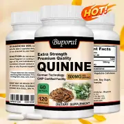 Quinine Capsules 500mg - Stomach Health & Immune System Boost,Relieve Leg Cramps