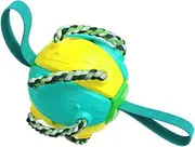 Dog Puppy Balls Thrower Chew Dog Interactive Flying Bouncy Pet Leaky Dog Training Prop Training Ball Dog Fetch Abs