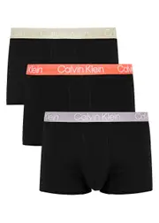 Calvin Klein Cotton-blend Trunks - set of Three - Black - XL XL