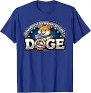 [JINNGLA] Funny Doge Crypto Meme Department of Government Efficiency T-Shirt