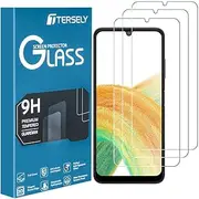 [3 Pack] T Tersely 9H Tempered Glass Screen Protector for Samsung Galaxy A33 5G/A22 4G (6.4 inch), Support Fingerprint Unlock, Anti-Scratch Film Screen Protector for Samsung Galaxy A33 5G/A22 4G