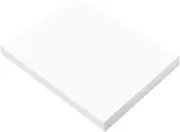 (Formerly Sunworks) Construction Paper, Bright White, 9" X 12", 100 Sheets