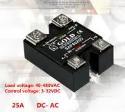 1pcs SSR Single-phase Solid State Relay SAP4025D 25A DC Control AC