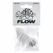 Dunlop 558P1.5 Tortex Flow Standard Guitar Picks, 1.5mm, 12-Pack