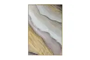 Raine Modern Textured Canvas Hanging 3D Textured Wall Art - 100 x 150cm