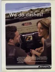 2005 Jensen VM9510 In Dash Mobile Theater Vintage Print Ad Couple In Convertible