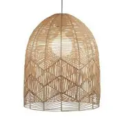 Oriel Tanah Natural Cane Rattan Pendant Lamp Shade