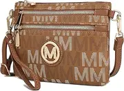 [MKF Collection] MKF Crossbody Bags for Women - Removable Adjustable Strap Handbag Wristlet - Small Vegan Leather Messenger Purse