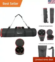 Tripod Case with 4 Inner Compartments,39.4x9.8x9.8in Heavy Duty Tripod Bag wi...