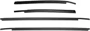 4pcs Car Door Window Glass Sealing Weather Strip Compatible for Toyota Tundra 2007-2020 (2 Doors)