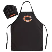 Chicago Bears NFL BBQ Cookout Grilling Summer Apron and Chef Hat