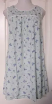 Croft and Barrow Butterfly print Cap Sleeve Nightgown Size Large