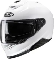 HJC i71 Solid Helmet, white, Size M for Men