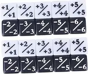 UPKOCH 20pcs Educational Dice Cube Counters for Table Games Math Activities Learning Toys Reusable Lightweight Easy to Read