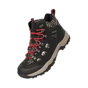 Mountain Warehouse Womens/Ladies Adventurer Leopard Print Faux Suede Waterproof Walking Boots Taupe 8 UK