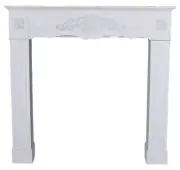 Fireplace Console Mantel White Decorative Dummy Surround Wall