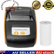 WorksMart Supplies Portable Wireless BT 58mm 2Inch Thermal Receipt label Printer