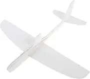 Generic Airplane Glider Throwing Airplane Unfinished Paintable Plane Model Outdoor Throwing Plane Paint Airplane Model Outdoor Glider Airplane Foam Glider White