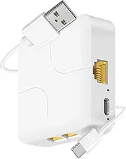 Network Splitter RJ45 Gigabit 1 in 4 Ethernet Splitter High Speed 1000Mbps LAN Splitter with USB Power Cable Four Devices to Share Internet Simultaneously
