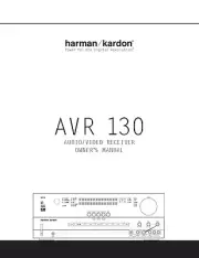 Harman Kardon AVR-130 AV Receiver Owners Manual