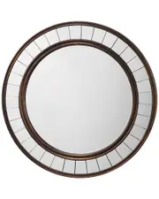 Jamie Young Coltrane Mirror in Antique Bronze Wood