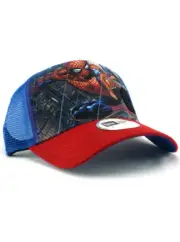 New Era Spider-Man Adjustable Hat Marvel Comics Super Heroes DC Blue Red NWT