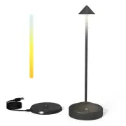 Table Lamp, Portable LED Desk Lamp in Aluminum, Dimmable Battery Powered Lamp...