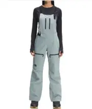 THE NORTH FACE WOMEN CEPTOR SNOW BIB PANT IN SILVER BLUE NWT