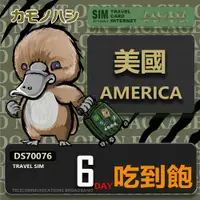 在飛比找ETMall東森購物網優惠-【鴨嘴獸 旅遊網卡】Travel Sim 美國 加拿大 6日