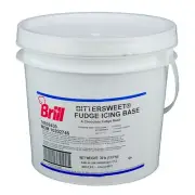 Brill Bittersweet Chocolate Fudge Icing, 30 Pound