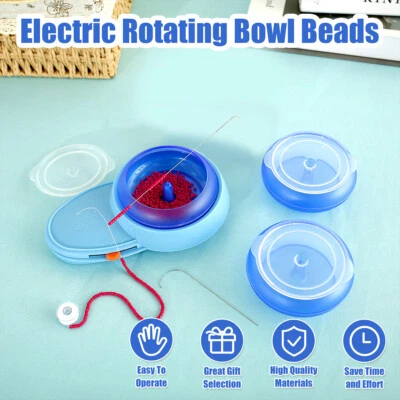 Electric Bead Spinner Battery Operated Beading Bowl Spinner Kit Adjustable leHtA