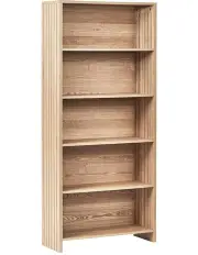 [Cooper & Co] Harper 5 Tier Bookshelf in Oak