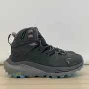 Hoka One One Women's Kaha 2 GTX Hiking Boots Size 5B Gore‑Tex Vibram Gray