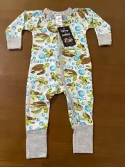 BONDS BABY WONDERSUIT - FINDING NEMO - SQUIRT - TURTLE - WHITE OG - SIZE 00 BNWT