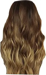 SOESFOUFU Long Brown Wig Hair Extension Bangs Stylish Fashion Hair Cover for Party and Halloween