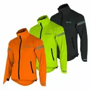 Mens Cycling jacket Hooded rain jackets water resistant wind breaker bike coat
