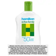 Hamilton Sunscreen Active Family SPF50 250ml