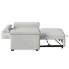 3 in 1 Convertible Sleeper Chair Sofa Bed Pull Out Couch Adjustable Chair with