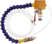 ChgImposs Mist Coolant Lubrication Spray System, Engraving Machine Metal Cutting Fluid Cooling Sprayer with Quick Insertion Diameter 8mm Air Pipe for CNC Lathe/Milling/Drill Machine