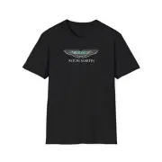 Aston Martin Logo // F1 Vantage Valkyrie Vanquish DBS DB5 // B&W // Tee T-Shirt