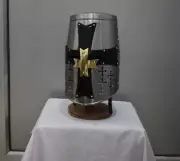 Medieval Armor Knight Viking Crusader Templar Helmet Best Gift For Christmas