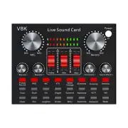 V8K Audio USB External Sound Card Multi Portable Microphone Live Broadcast8084