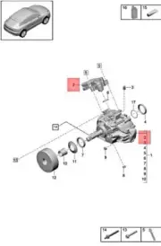 Genuine PORSCHE Macan 95B Control Unit For Transfer Box 95B927755G