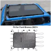 Anti-UV/Heat Top Roof Bikini Mesh Sunshade Sun Shade Cover for Ford Bronco 2Door