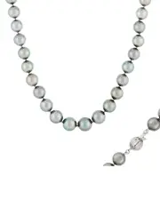 Splendid Pearls 14K 8-11mm Tahitian Pearl Necklace