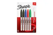 Sharpie Permanent Marker Assorted Pack Of 5 Box Of 6